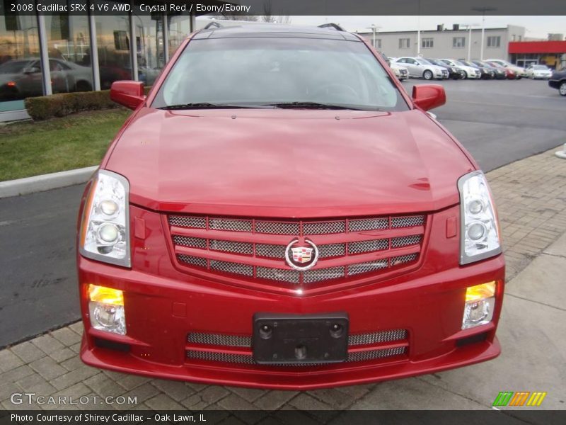 Crystal Red / Ebony/Ebony 2008 Cadillac SRX 4 V6 AWD