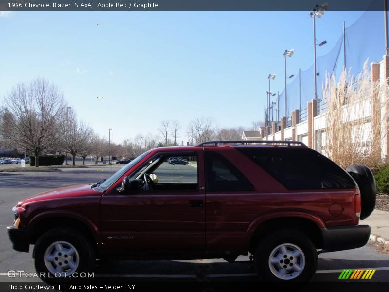 Apple Red / Graphite 1996 Chevrolet Blazer LS 4x4