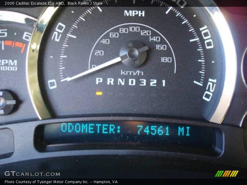 Black Raven / Shale 2006 Cadillac Escalade ESV AWD