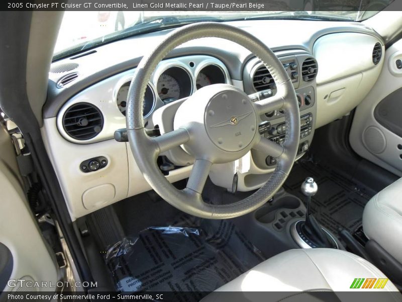 Linen Gold Metallic Pearl / Taupe/Pearl Beige 2005 Chrysler PT Cruiser GT Convertible