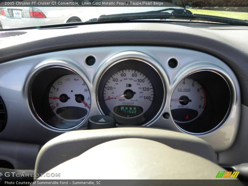 Linen Gold Metallic Pearl / Taupe/Pearl Beige 2005 Chrysler PT Cruiser GT Convertible