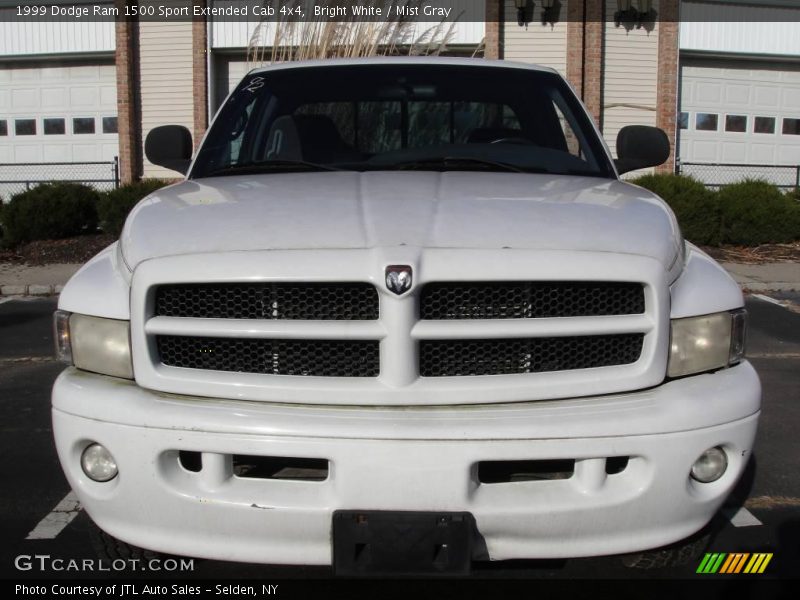 Bright White / Mist Gray 1999 Dodge Ram 1500 Sport Extended Cab 4x4