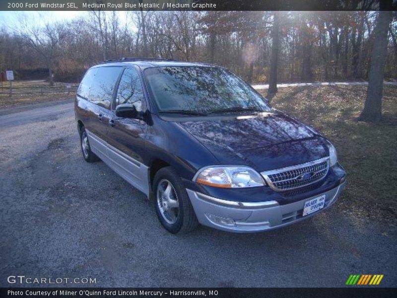 Medium Royal Blue Metallic / Medium Graphite 2000 Ford Windstar SEL