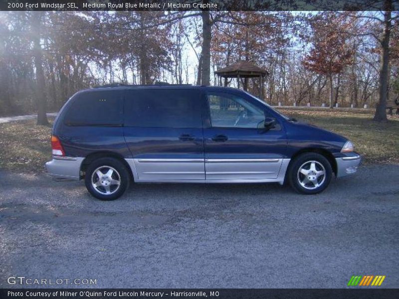 Medium Royal Blue Metallic / Medium Graphite 2000 Ford Windstar SEL