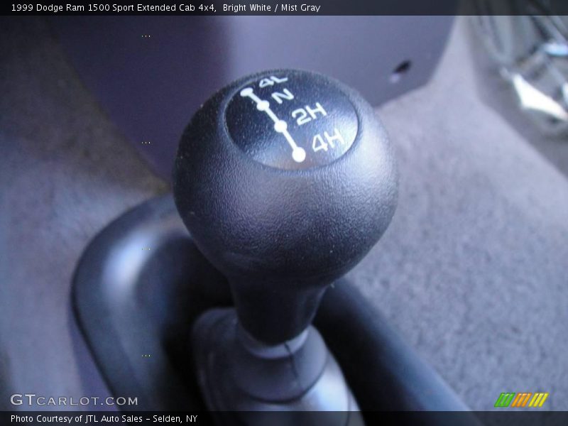 Bright White / Mist Gray 1999 Dodge Ram 1500 Sport Extended Cab 4x4