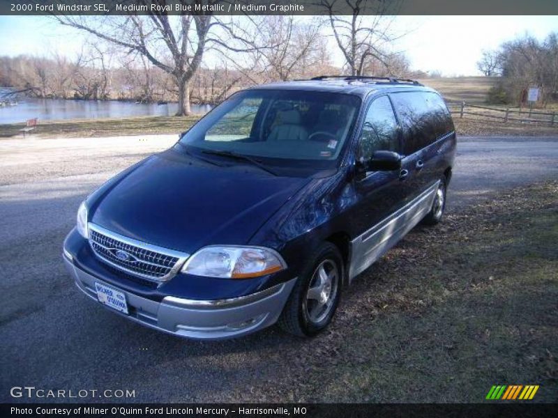 Medium Royal Blue Metallic / Medium Graphite 2000 Ford Windstar SEL