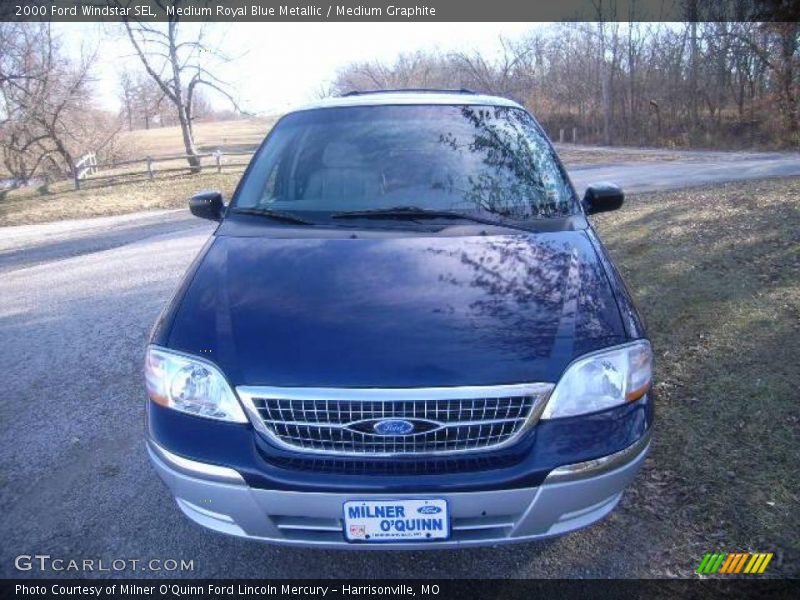 Medium Royal Blue Metallic / Medium Graphite 2000 Ford Windstar SEL