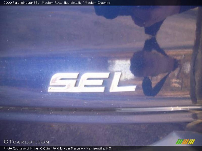 Medium Royal Blue Metallic / Medium Graphite 2000 Ford Windstar SEL