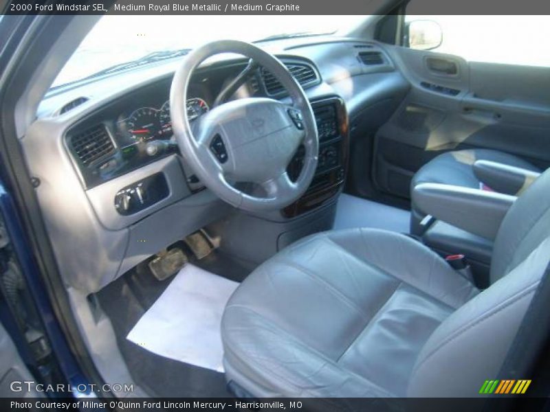 Medium Royal Blue Metallic / Medium Graphite 2000 Ford Windstar SEL