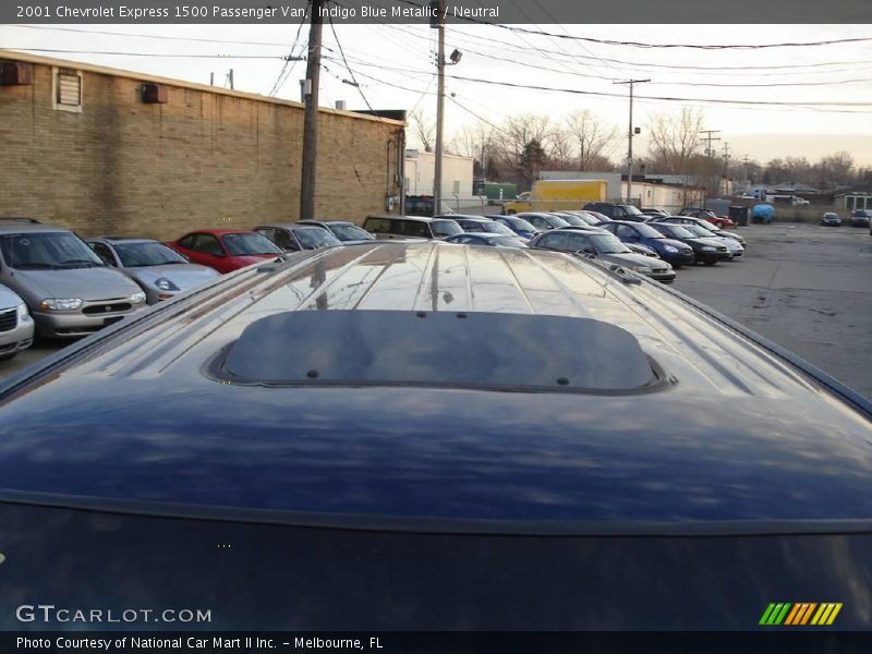 Indigo Blue Metallic / Neutral 2001 Chevrolet Express 1500 Passenger Van