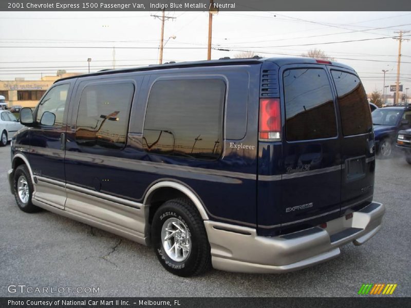 Indigo Blue Metallic / Neutral 2001 Chevrolet Express 1500 Passenger Van