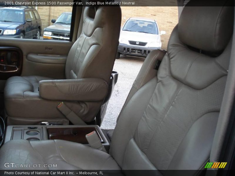Indigo Blue Metallic / Neutral 2001 Chevrolet Express 1500 Passenger Van
