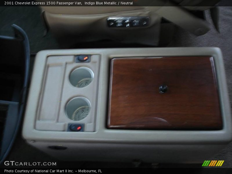 Indigo Blue Metallic / Neutral 2001 Chevrolet Express 1500 Passenger Van