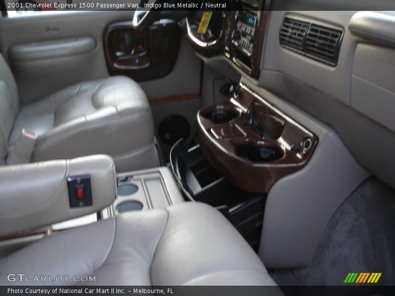 Indigo Blue Metallic / Neutral 2001 Chevrolet Express 1500 Passenger Van