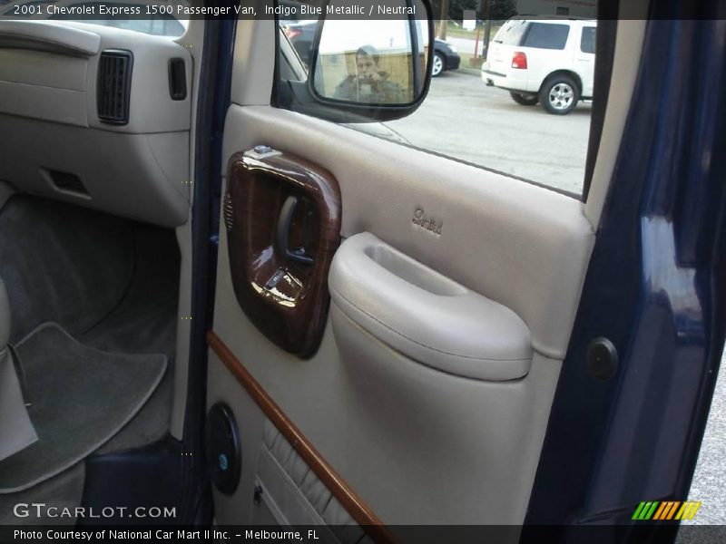 Indigo Blue Metallic / Neutral 2001 Chevrolet Express 1500 Passenger Van