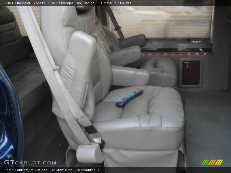 Indigo Blue Metallic / Neutral 2001 Chevrolet Express 1500 Passenger Van