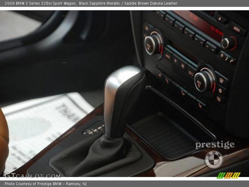 Black Sapphire Metallic / Saddle Brown Dakota Leather 2009 BMW 3 Series 328xi Sport Wagon