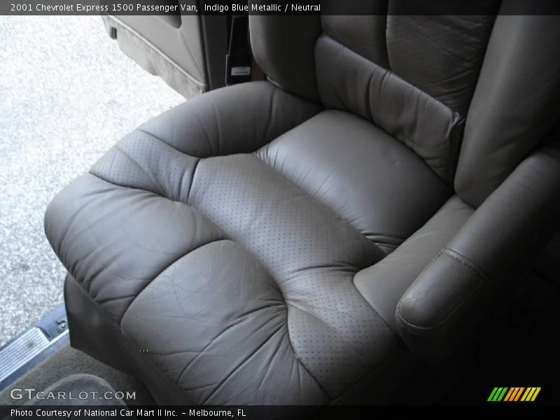 Indigo Blue Metallic / Neutral 2001 Chevrolet Express 1500 Passenger Van