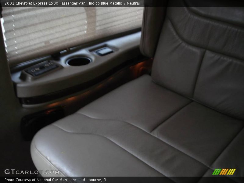 Indigo Blue Metallic / Neutral 2001 Chevrolet Express 1500 Passenger Van