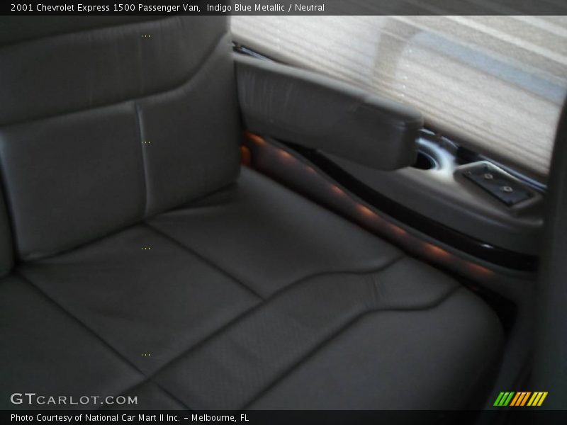 Indigo Blue Metallic / Neutral 2001 Chevrolet Express 1500 Passenger Van