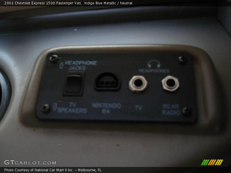 Indigo Blue Metallic / Neutral 2001 Chevrolet Express 1500 Passenger Van