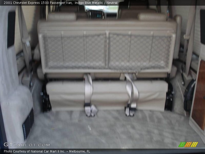 Indigo Blue Metallic / Neutral 2001 Chevrolet Express 1500 Passenger Van