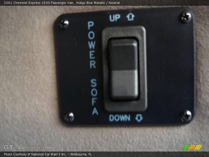 Indigo Blue Metallic / Neutral 2001 Chevrolet Express 1500 Passenger Van