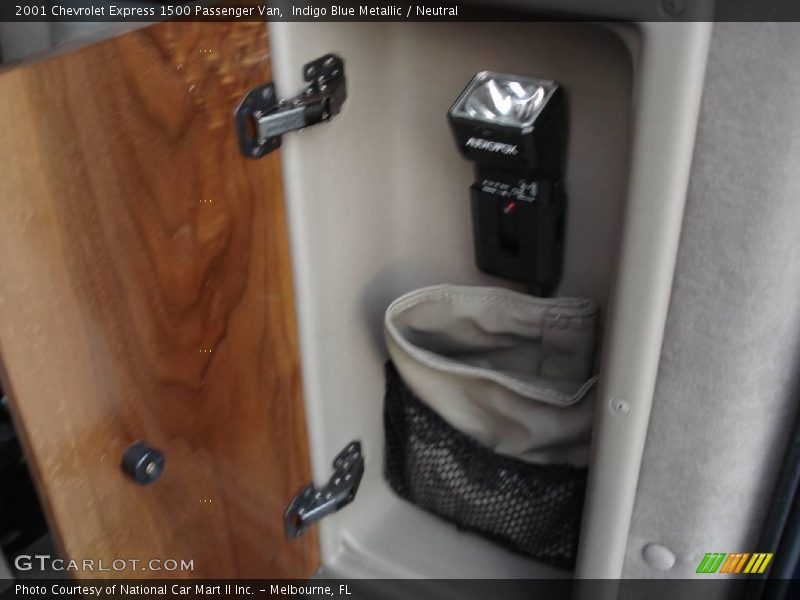 Indigo Blue Metallic / Neutral 2001 Chevrolet Express 1500 Passenger Van