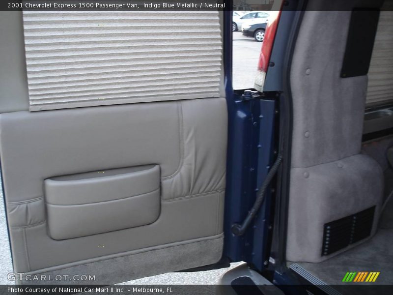 Indigo Blue Metallic / Neutral 2001 Chevrolet Express 1500 Passenger Van