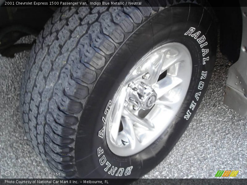 Indigo Blue Metallic / Neutral 2001 Chevrolet Express 1500 Passenger Van