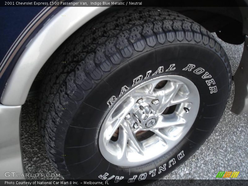 Indigo Blue Metallic / Neutral 2001 Chevrolet Express 1500 Passenger Van