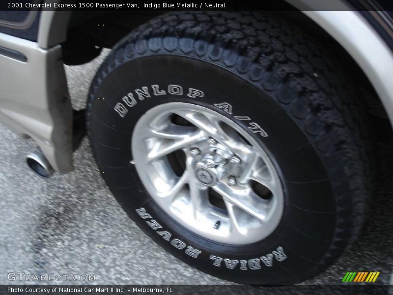Indigo Blue Metallic / Neutral 2001 Chevrolet Express 1500 Passenger Van