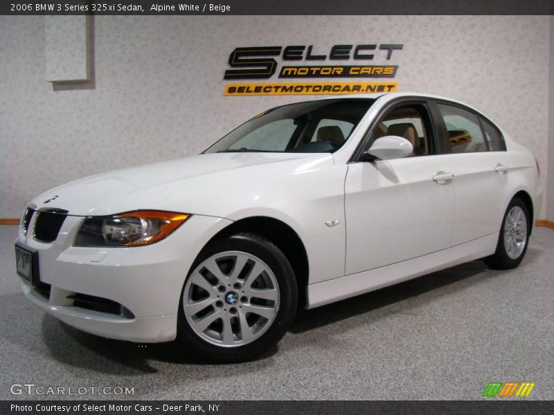 Alpine White / Beige 2006 BMW 3 Series 325xi Sedan