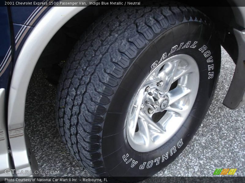 Indigo Blue Metallic / Neutral 2001 Chevrolet Express 1500 Passenger Van
