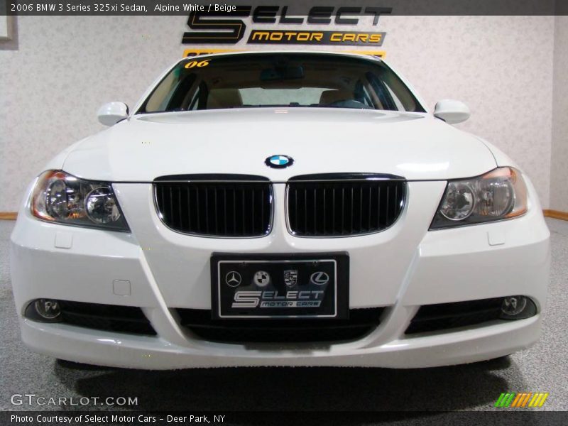 Alpine White / Beige 2006 BMW 3 Series 325xi Sedan