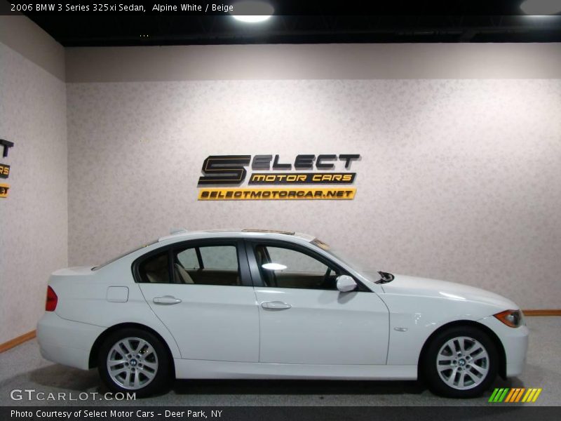 Alpine White / Beige 2006 BMW 3 Series 325xi Sedan