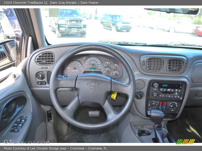 Dark Gray Metallic / Dark Pewter 2004 Chevrolet TrailBlazer LS