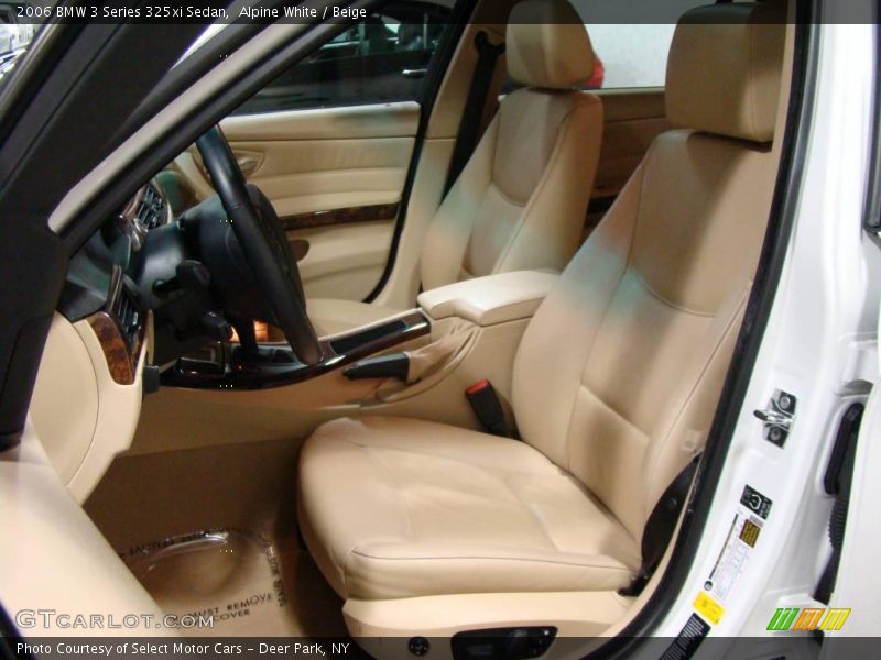 Alpine White / Beige 2006 BMW 3 Series 325xi Sedan