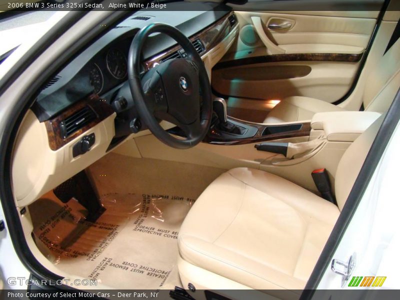 Alpine White / Beige 2006 BMW 3 Series 325xi Sedan