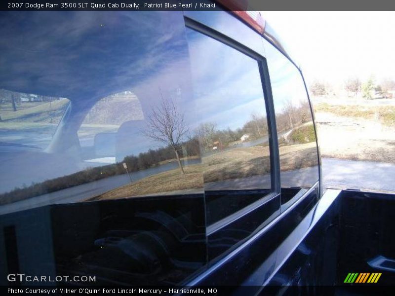 Patriot Blue Pearl / Khaki 2007 Dodge Ram 3500 SLT Quad Cab Dually