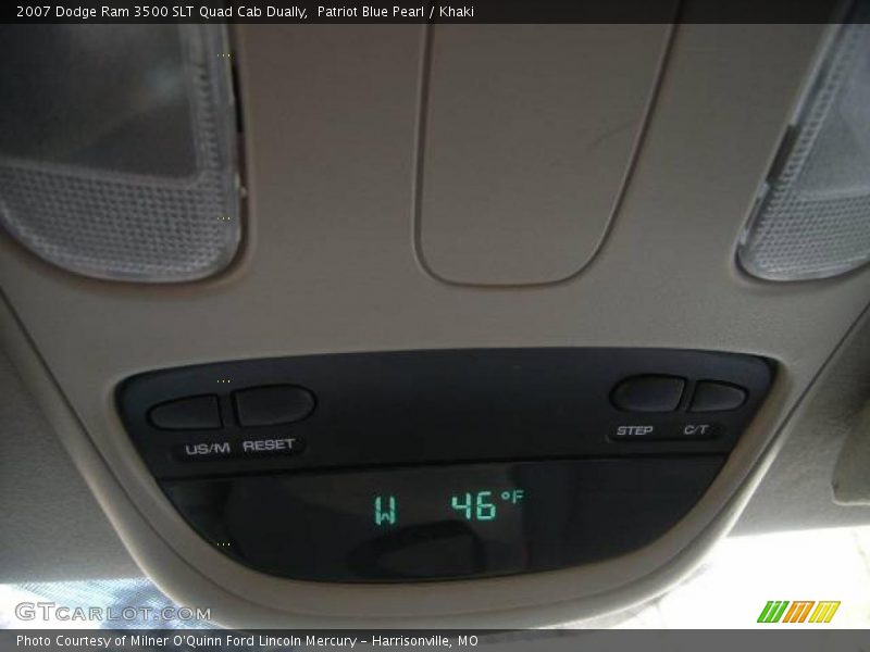 Patriot Blue Pearl / Khaki 2007 Dodge Ram 3500 SLT Quad Cab Dually