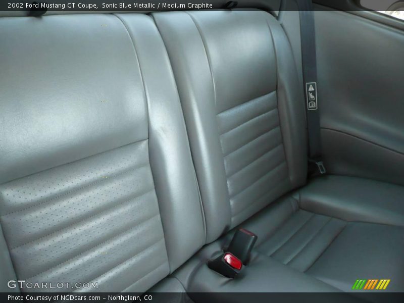 Sonic Blue Metallic / Medium Graphite 2002 Ford Mustang GT Coupe