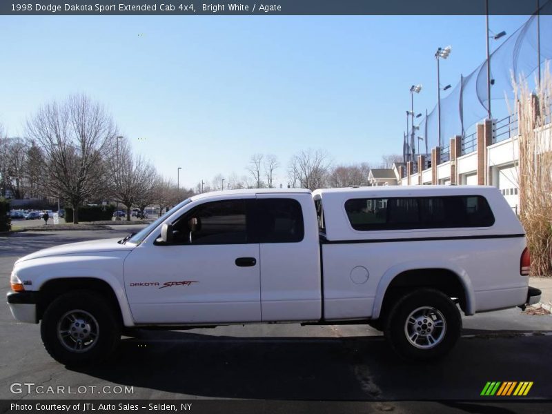 Bright White / Agate 1998 Dodge Dakota Sport Extended Cab 4x4