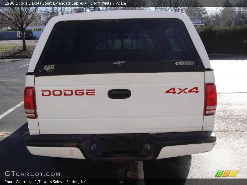 Bright White / Agate 1998 Dodge Dakota Sport Extended Cab 4x4