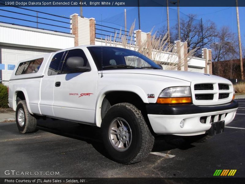Bright White / Agate 1998 Dodge Dakota Sport Extended Cab 4x4