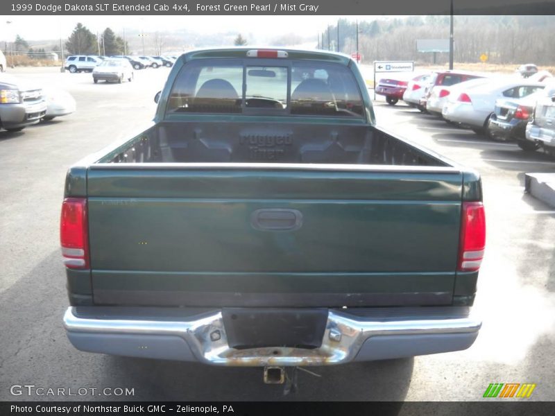 Forest Green Pearl / Mist Gray 1999 Dodge Dakota SLT Extended Cab 4x4