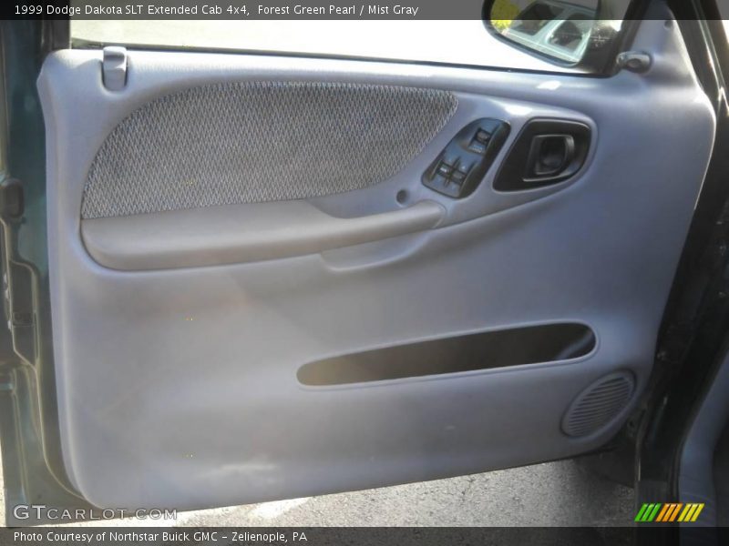Forest Green Pearl / Mist Gray 1999 Dodge Dakota SLT Extended Cab 4x4