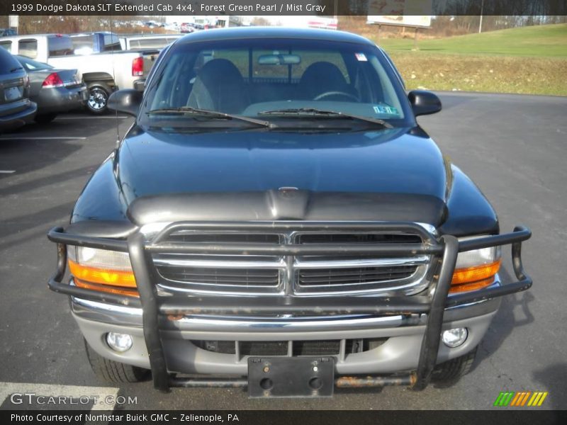 Forest Green Pearl / Mist Gray 1999 Dodge Dakota SLT Extended Cab 4x4