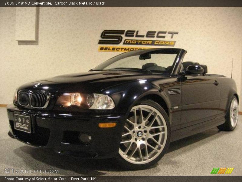 Carbon Black Metallic / Black 2006 BMW M3 Convertible