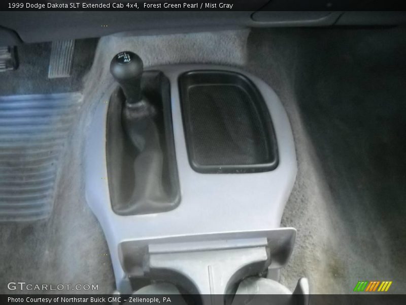 Forest Green Pearl / Mist Gray 1999 Dodge Dakota SLT Extended Cab 4x4